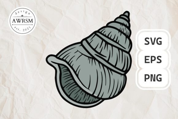 Download Clamshell SVG Vector, Seashell Clipart - Seashell Collection