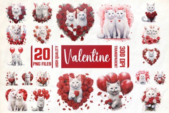 Download Valentine Cats Bundle Pack - Premium Resources