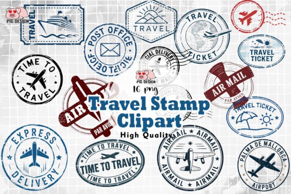 Download Travel Stamp Clipart PNG - Travel Collection