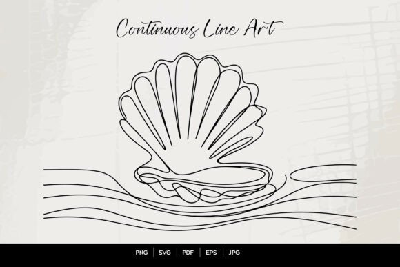 Download Seashell Line Art - Seashell Collection