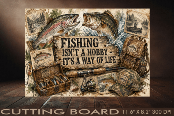 Download Fishing Isn't a Hobby Cutting Board - Fishing Collection