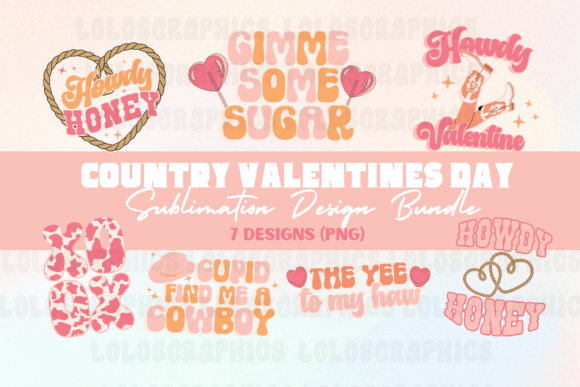 Download Country Valentines Day PNG Bundle - Country valentine Collection