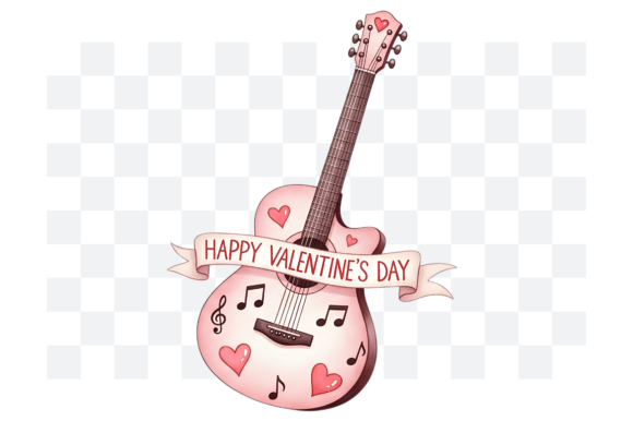 Download Guitar Valentine's Day PNG Clipart - Premium Resources