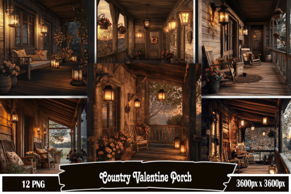 Download Country Valentine Porch - Country valentine Collection