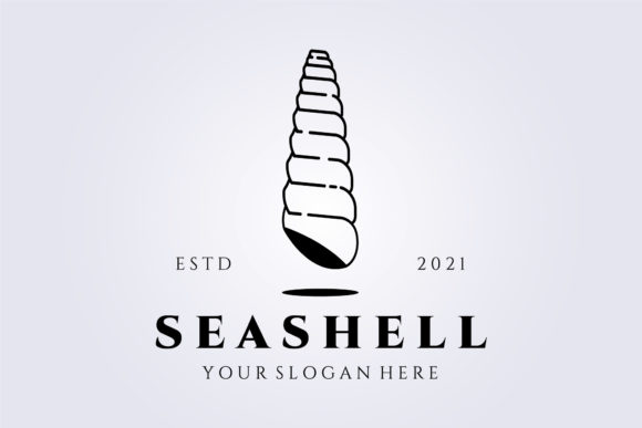 Download Seashell Logo Line Art Premium Shell - Seashell Collection