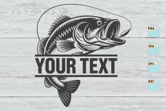 Download Bass Fishing Monogram Svg Bundle - Fishing Collection