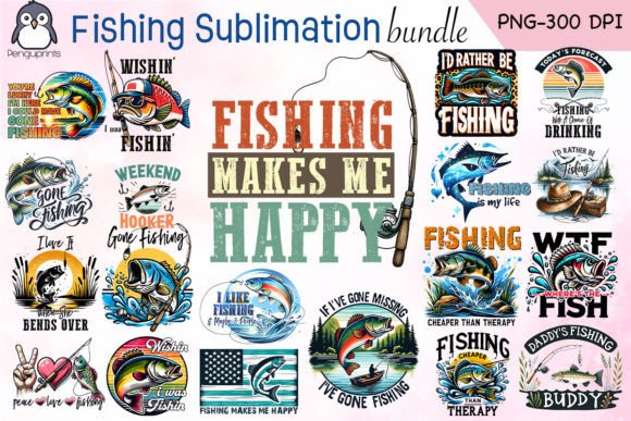 Download Fishing Sublimation Bundle - Fishing Collection
