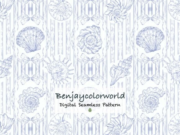 Download Seashell Toile - Seashell Collection
